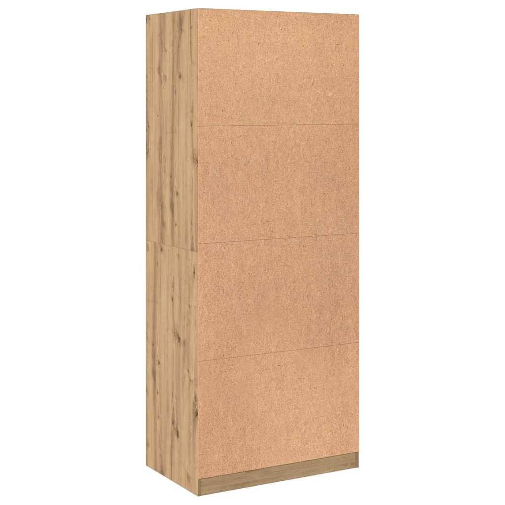 Ormar boja artisian hrast 80x50x200 cm konstruirano drvo