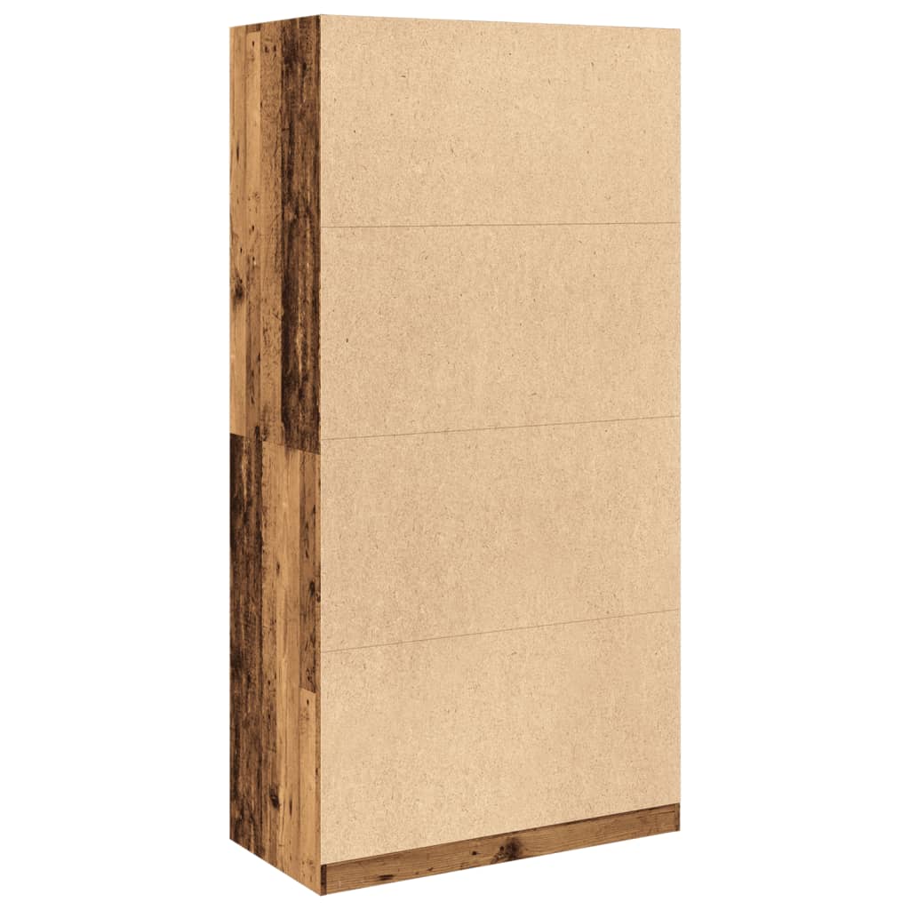 Ormar boja staro drvo 100 x 50 x 200 cm od konstruiranog drva