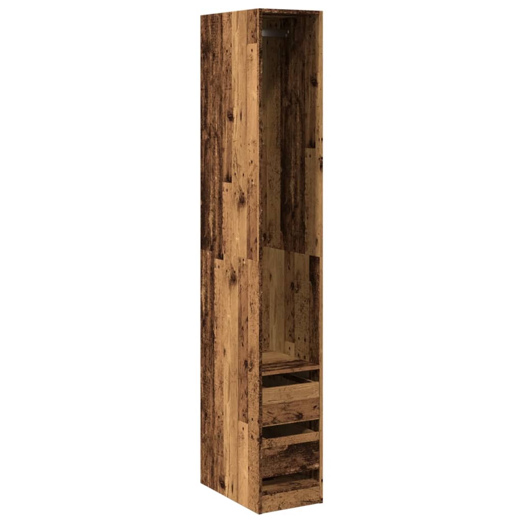 Ormar boja staro drvo 30 x 50 x 200 cm od konstruiranog drva