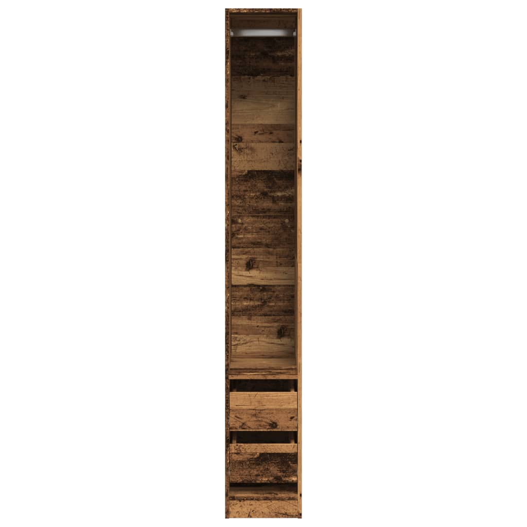 Ormar boja staro drvo 30 x 50 x 200 cm od konstruiranog drva