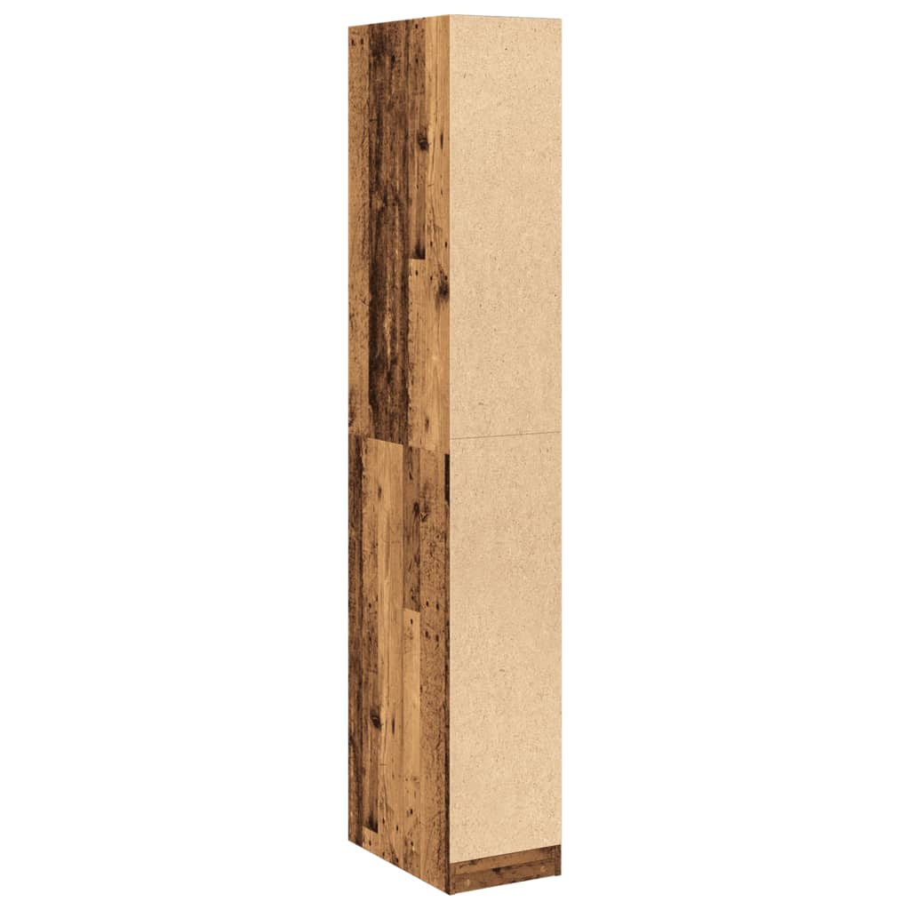Ormar boja staro drvo 30 x 50 x 200 cm od konstruiranog drva