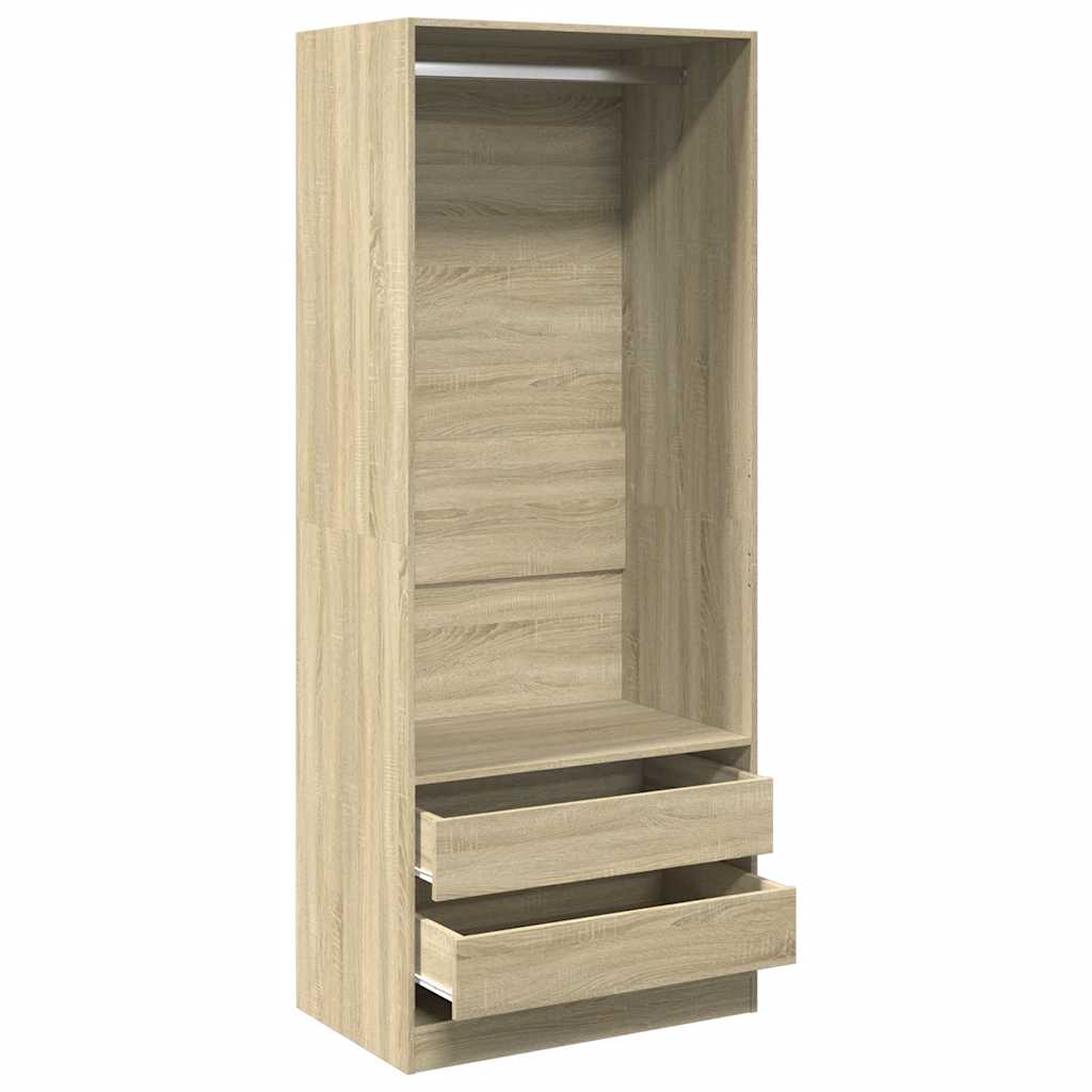 Ormar boja hrasta sonome 80x50x200 cm od konstruiranog drva