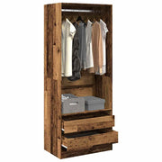 Ormar boja staro drvo 80 x 50 x 200 cm od konstruiranog drva
