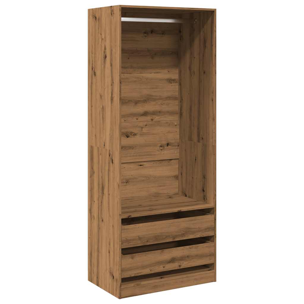 Ormar boja artisian hrast 80x50x200 cm konstruirano drvo