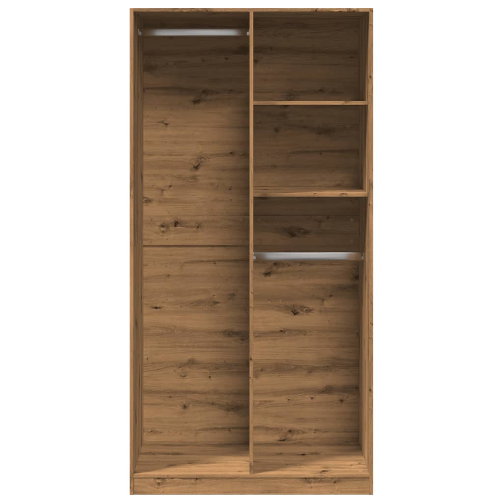 Ormar boja artisian hrast 100x50x200 cm konstruirano drvo