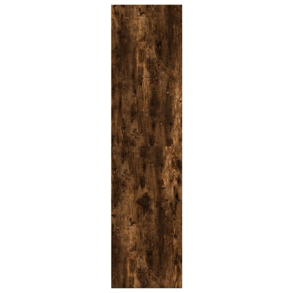 Ormar boja dimljenog hrasta 80x50x200 cm konstruirano drvo