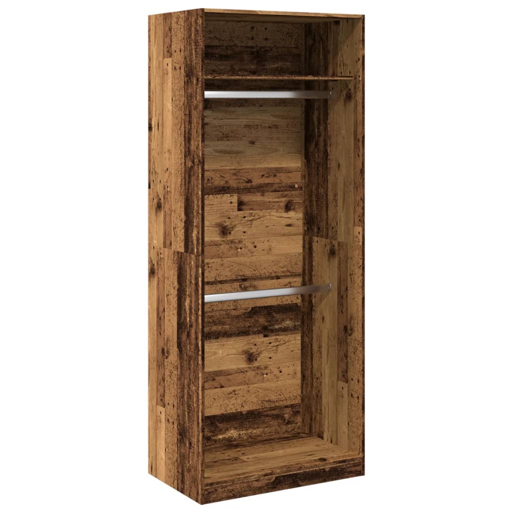 Ormar boja staro drvo 80 x 50 x 200 cm od konstruiranog drva