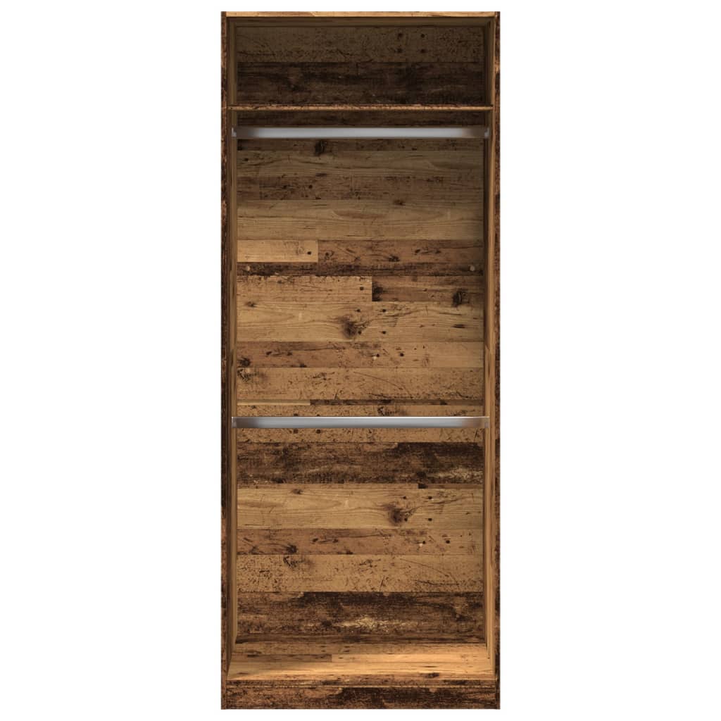 Ormar boja staro drvo 80 x 50 x 200 cm od konstruiranog drva