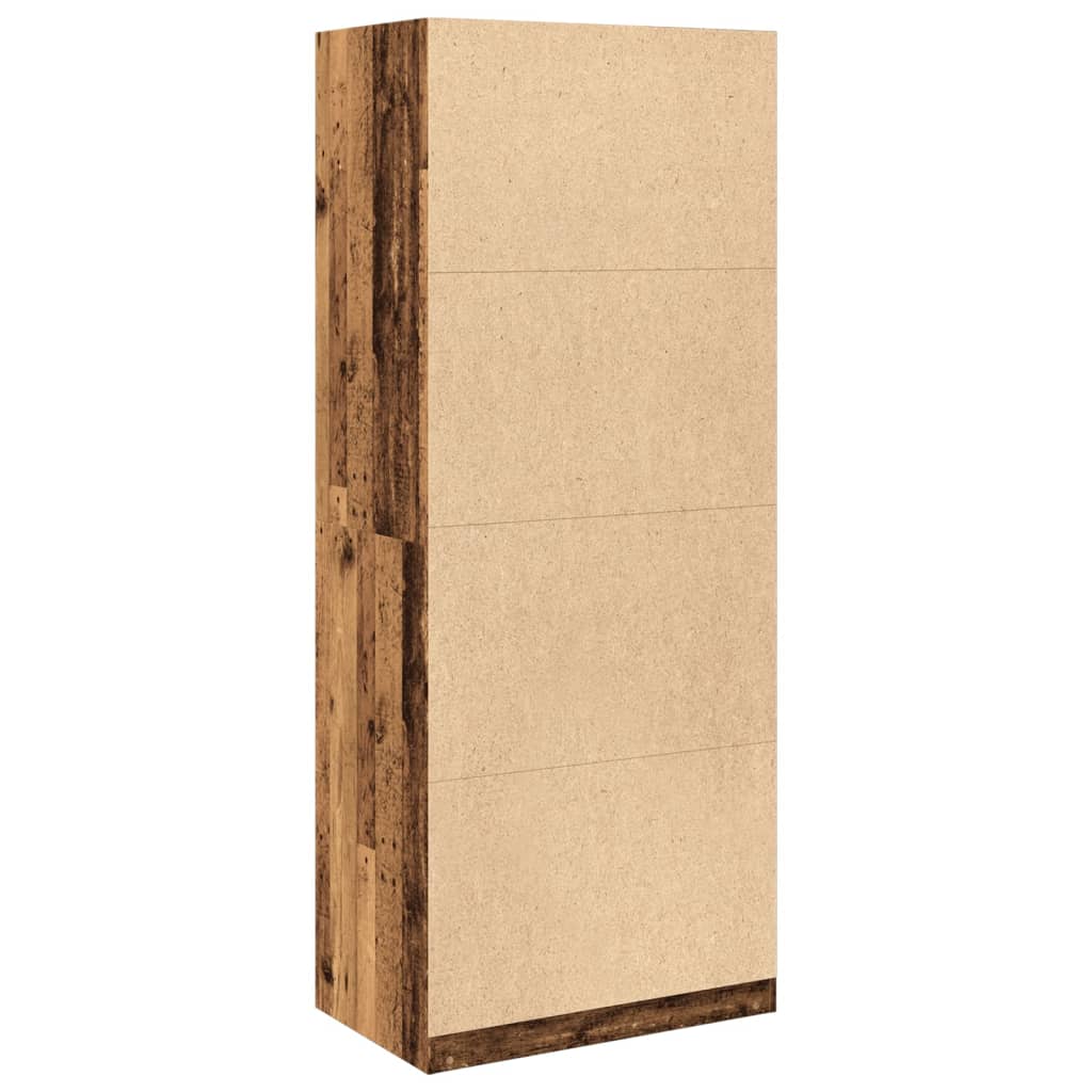 Ormar boja staro drvo 80 x 50 x 200 cm od konstruiranog drva