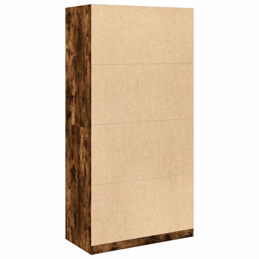 Ormar boja dimljenog hrasta 100 x 50 x 200 cm konstruirano drvo