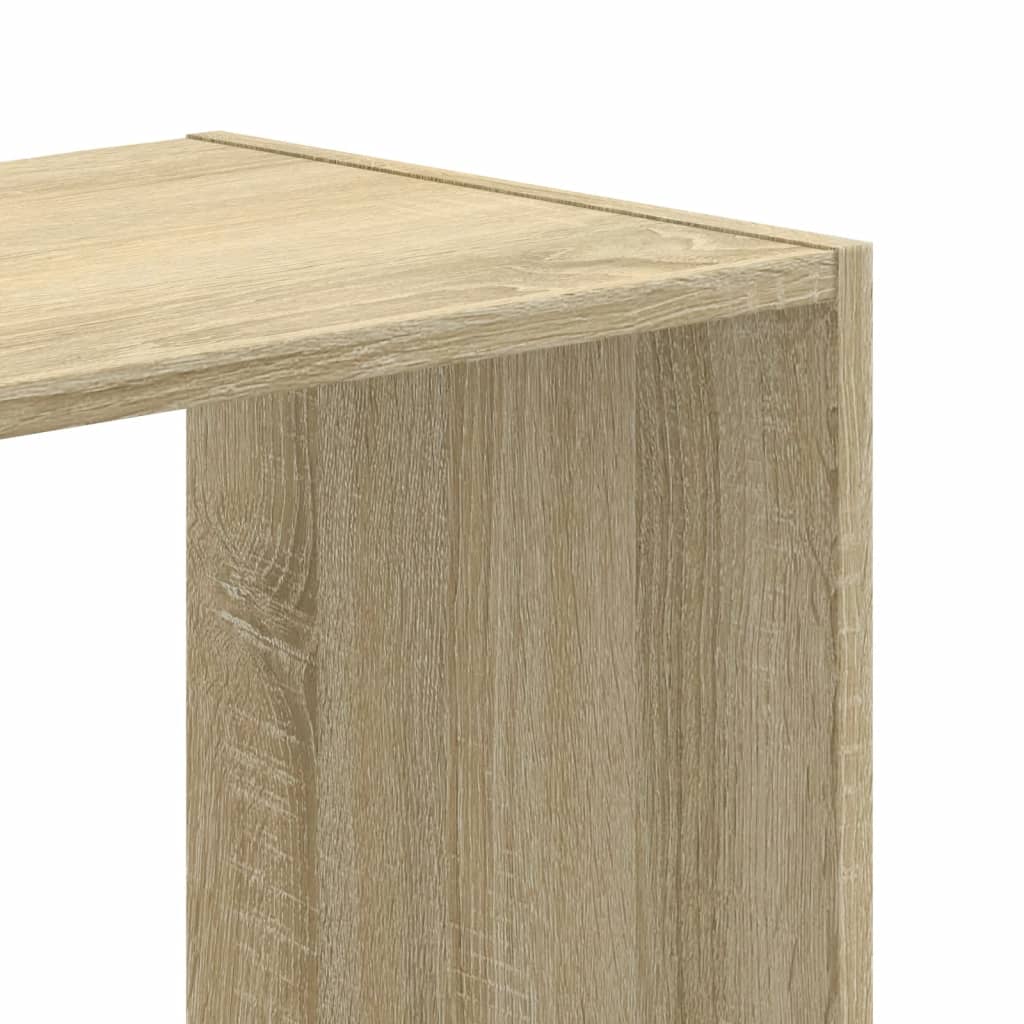 Regal za knjige boja hrasta 102x32x108 cm od konstruiranog drva