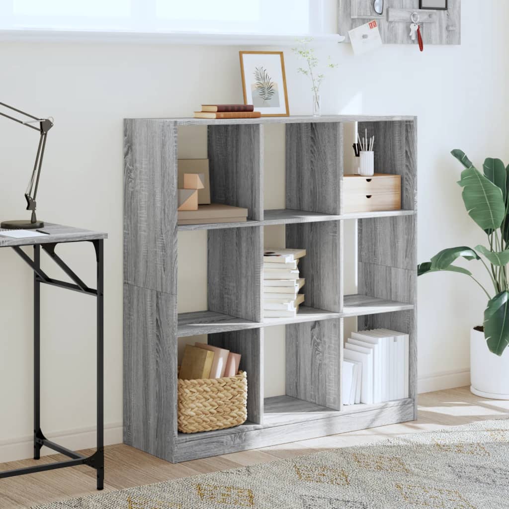 Regal za knjige boja hrasta 102 x 32 x 108 cm konstruirano drvo
