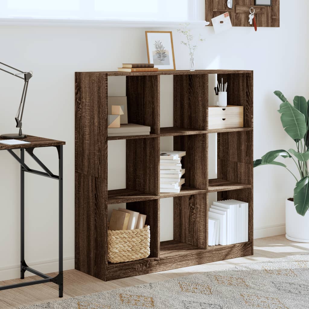 Regal za knjige boja hrasta 102 x 32 x 108 cm konstruirano drvo