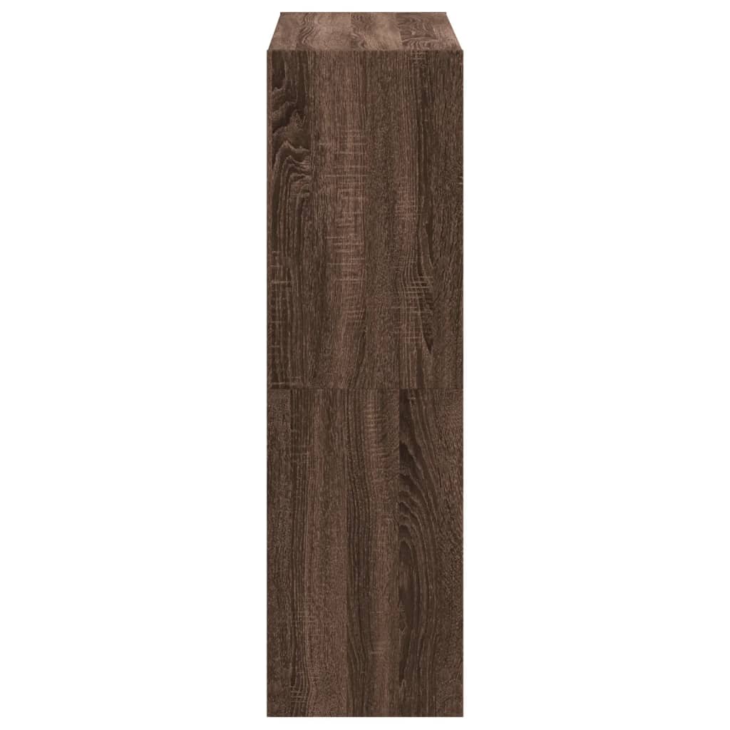 Regal za knjige boja hrasta 102 x 32 x 108 cm konstruirano drvo