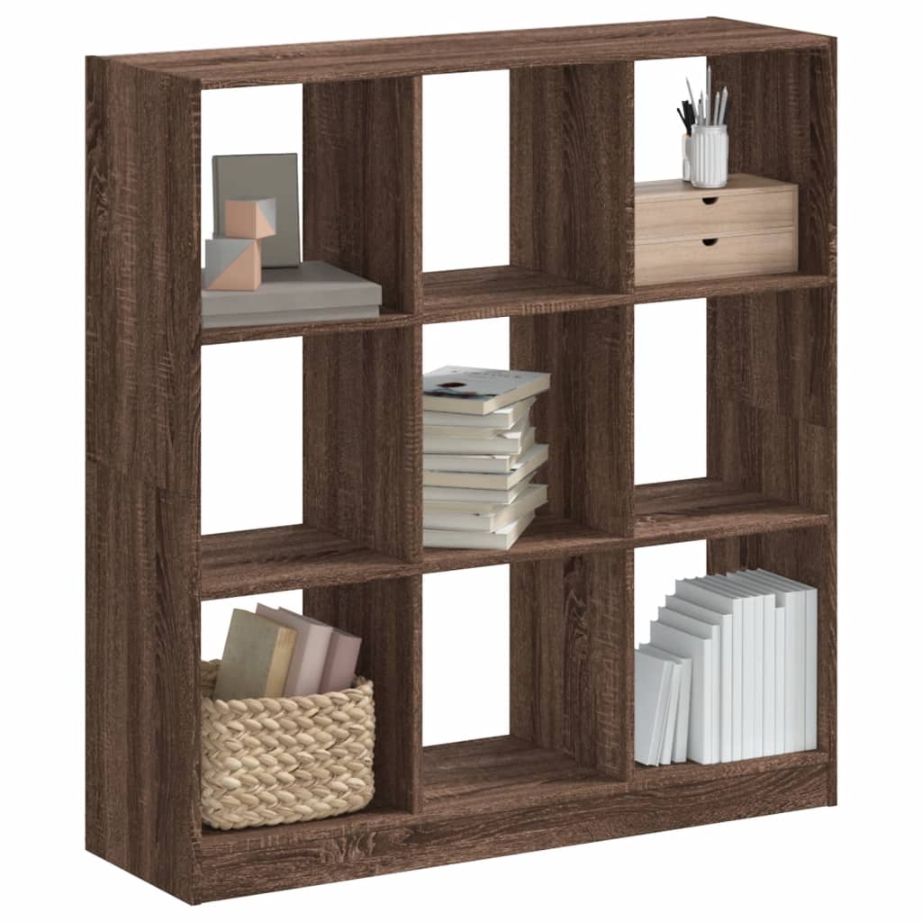 Regal za knjige boja hrasta 102 x 32 x 108 cm konstruirano drvo