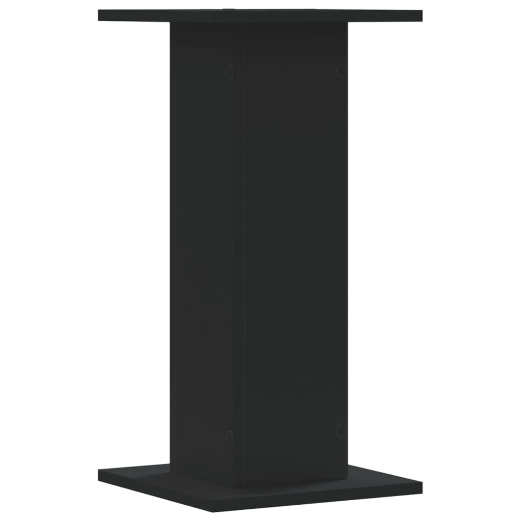 Stalci za biljke 2 kom crni 30 x 30 x 60 cm konstruirano drvo