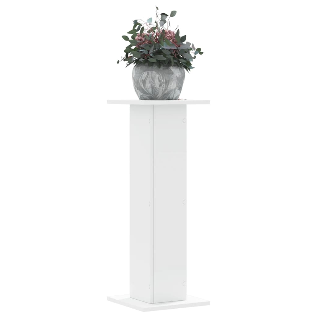 Stalci za biljke 2 kom bijeli 30 x 30 x 80 cm konstruirano drvo
