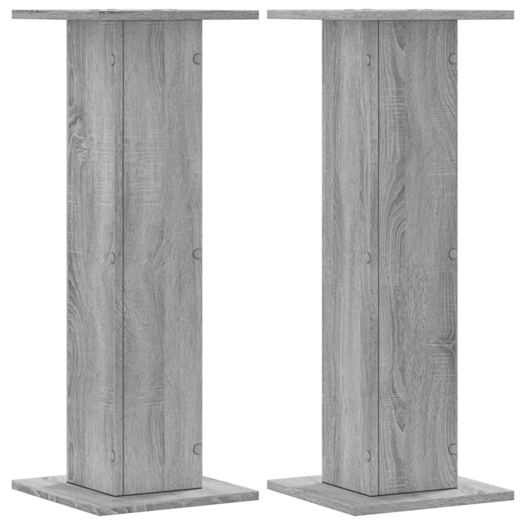 Stalci za biljke 2 kom boja hrasta 30x30x80cm konstruirano drvo