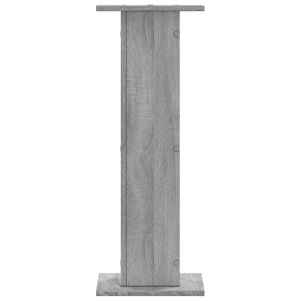 Stalci za biljke 2 kom boja hrasta 30x30x80cm konstruirano drvo