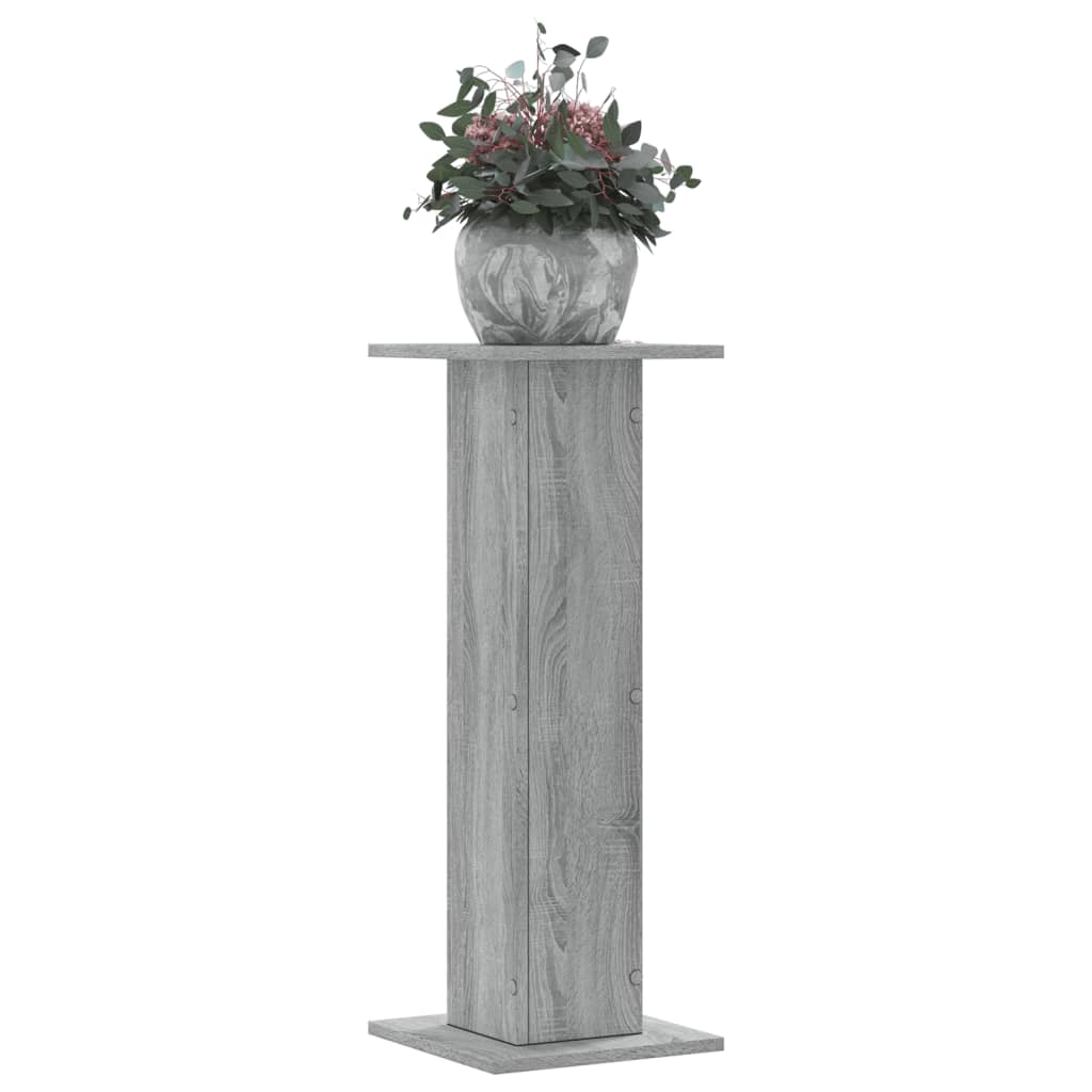 Stalci za biljke 2 kom boja hrasta 30x30x80cm konstruirano drvo
