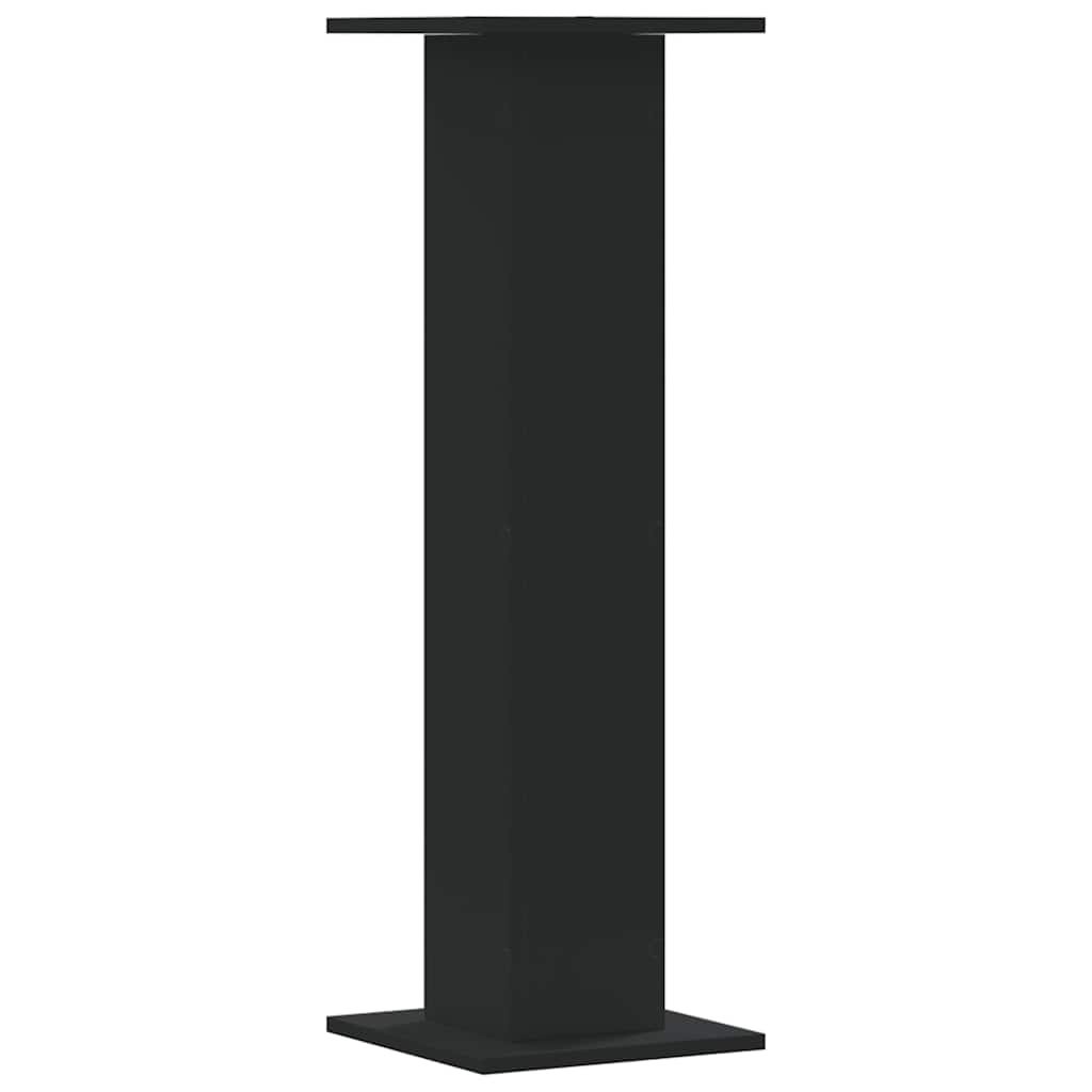 Stalci za biljke 2 kom crni 30 x 30 x 95 cm konstruirano drvo