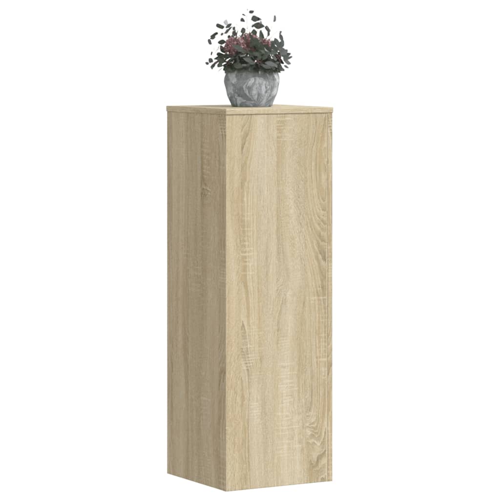 Stalci za biljke 2 kom boja hrasta 33 x 33 x 100 cm drveni
