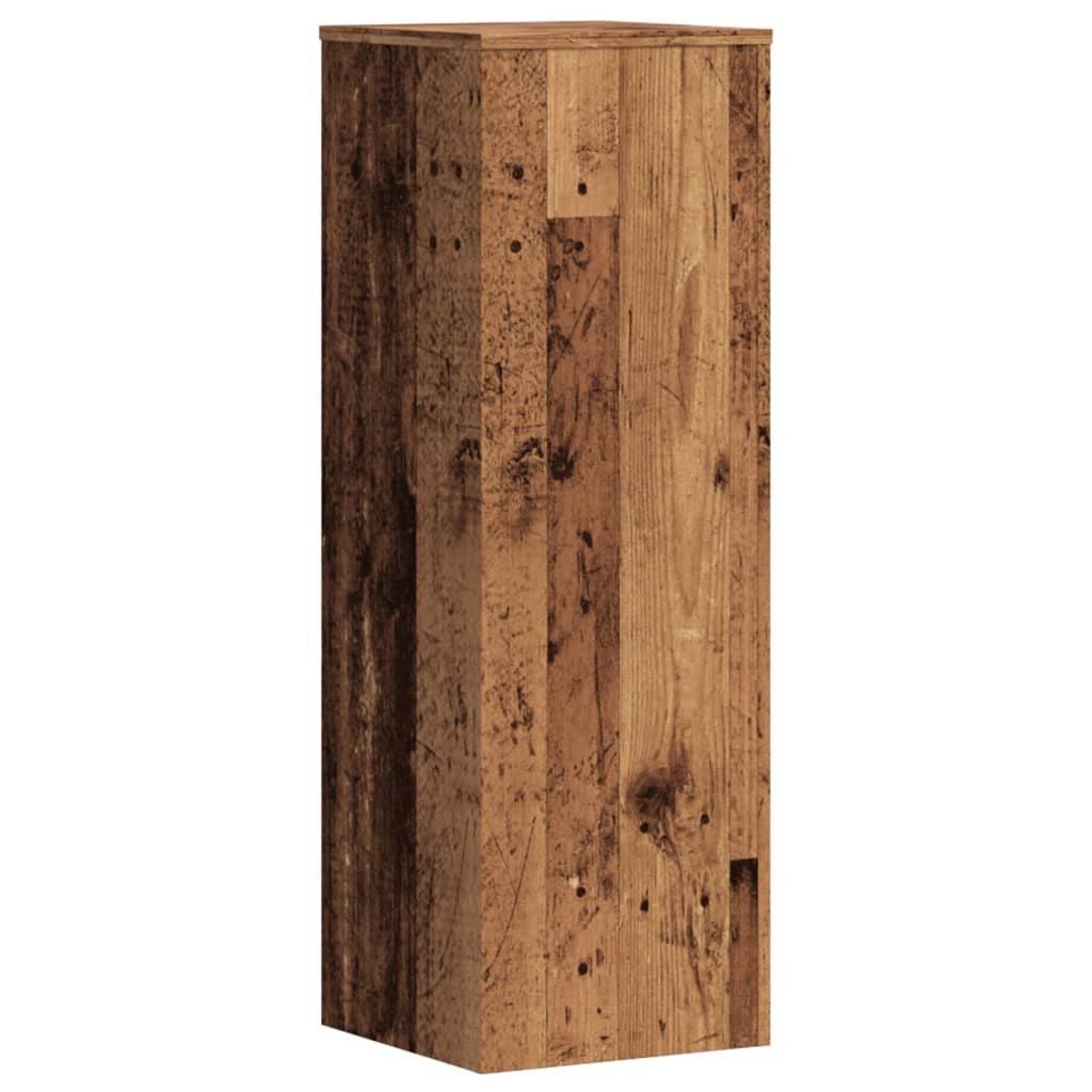 Stalci za biljke 2 kom boja staro drvo 33x33x100 cm drveni