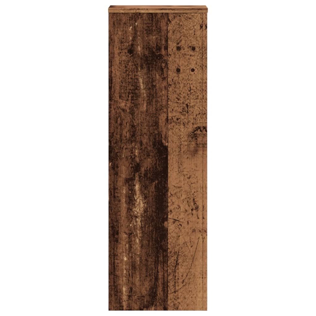 Stalci za biljke 2 kom boja staro drvo 33x33x100 cm drveni