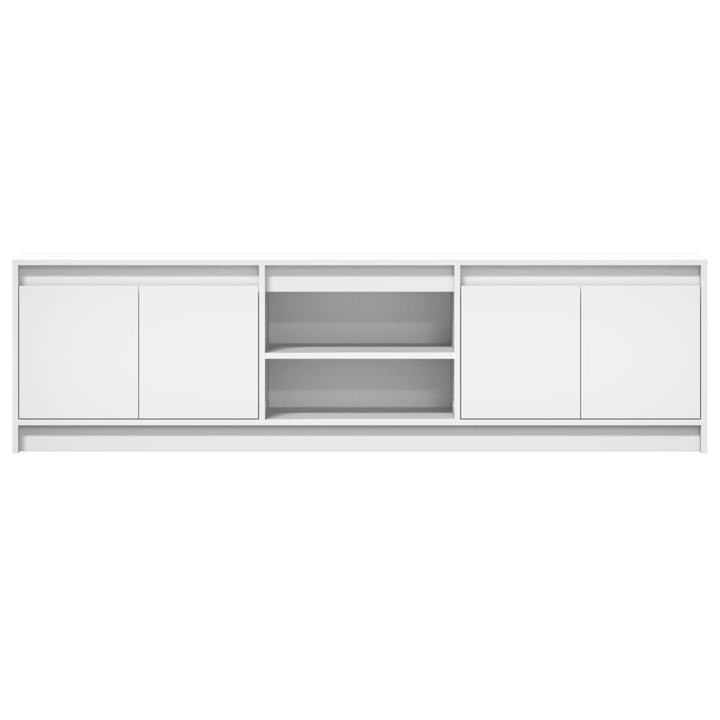 TV ormarić LED bijeli 180 x 34 x 50 cm od konstruiranog drva