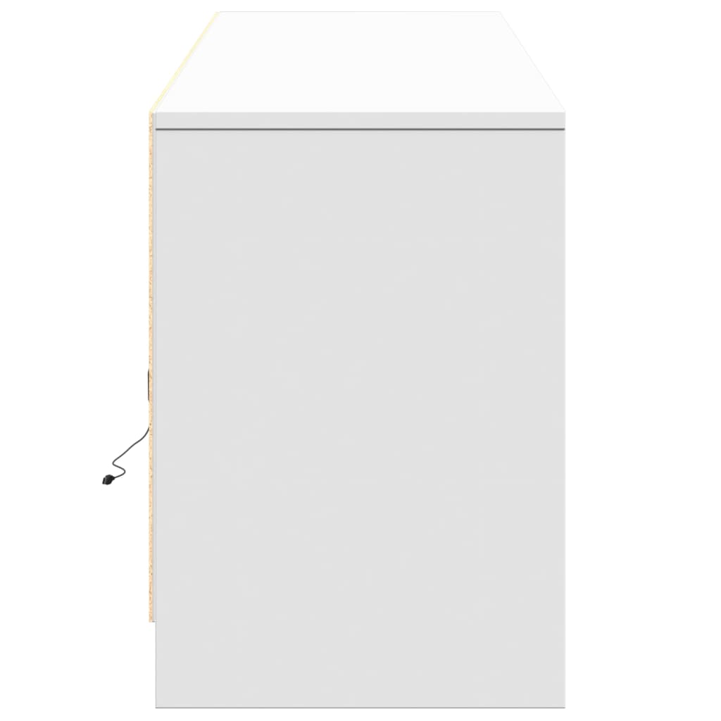 TV ormarić LED bijeli 180 x 34 x 50 cm od konstruiranog drva