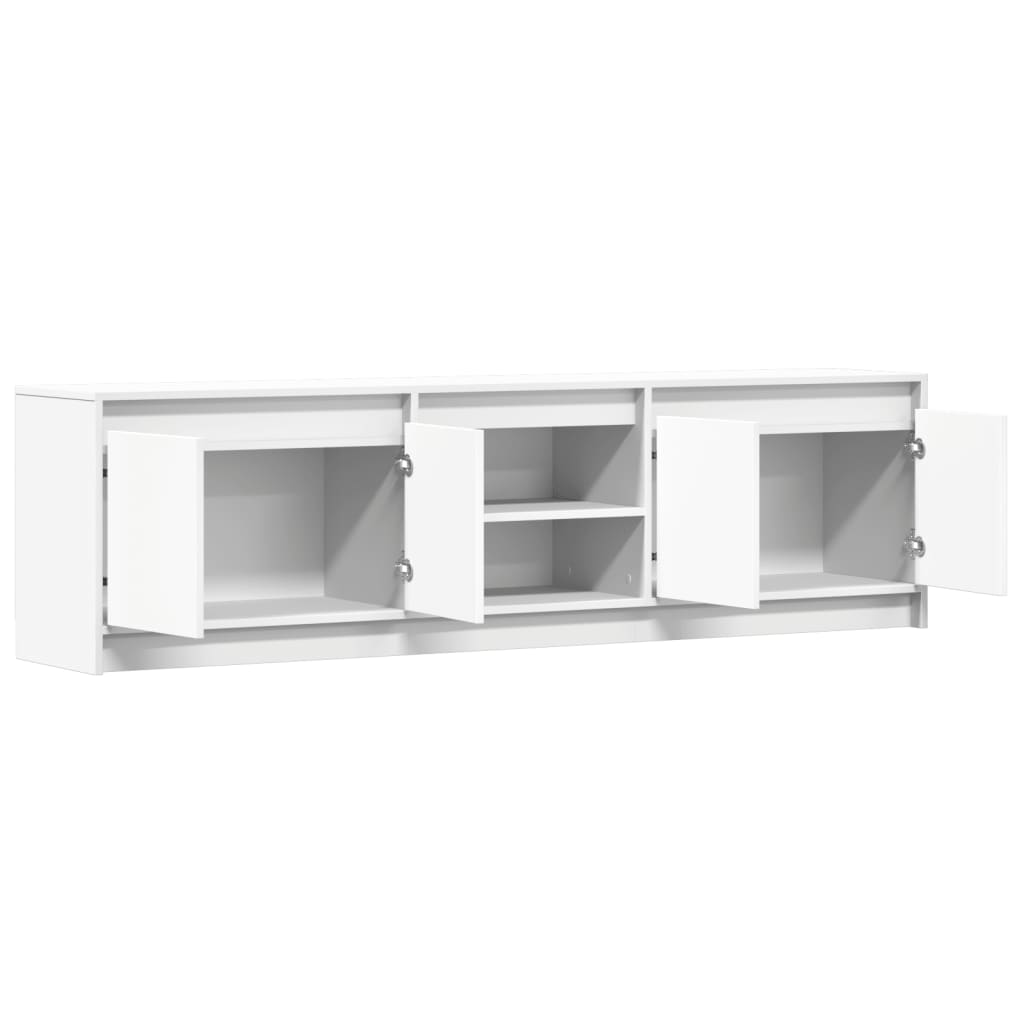 TV ormarić LED bijeli 180 x 34 x 50 cm od konstruiranog drva