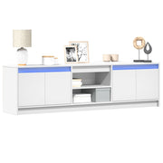 TV ormarić LED bijeli 180 x 34 x 50 cm od konstruiranog drva