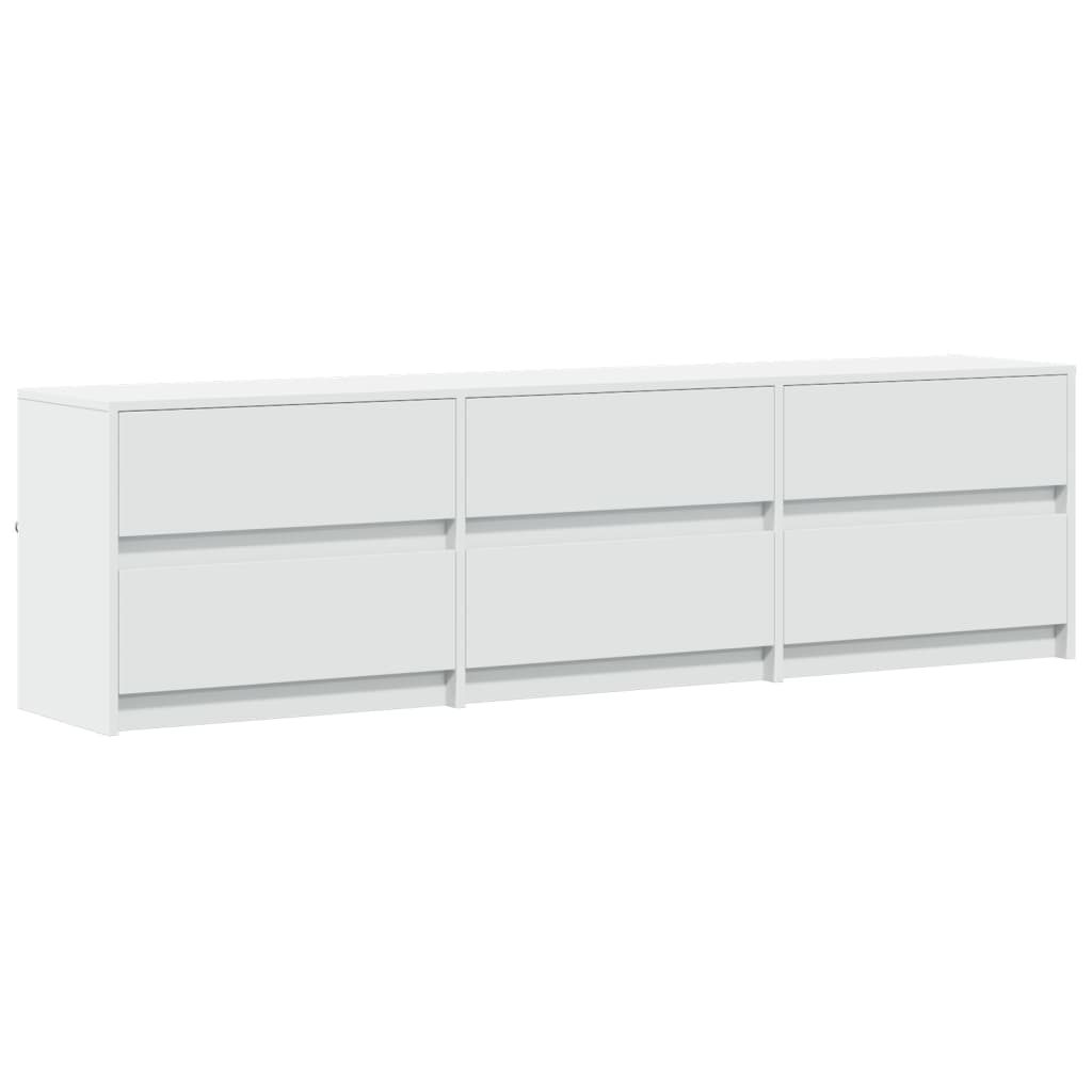 TV ormarić LED bijeli 180 x 34 x 50 cm od konstruiranog drva