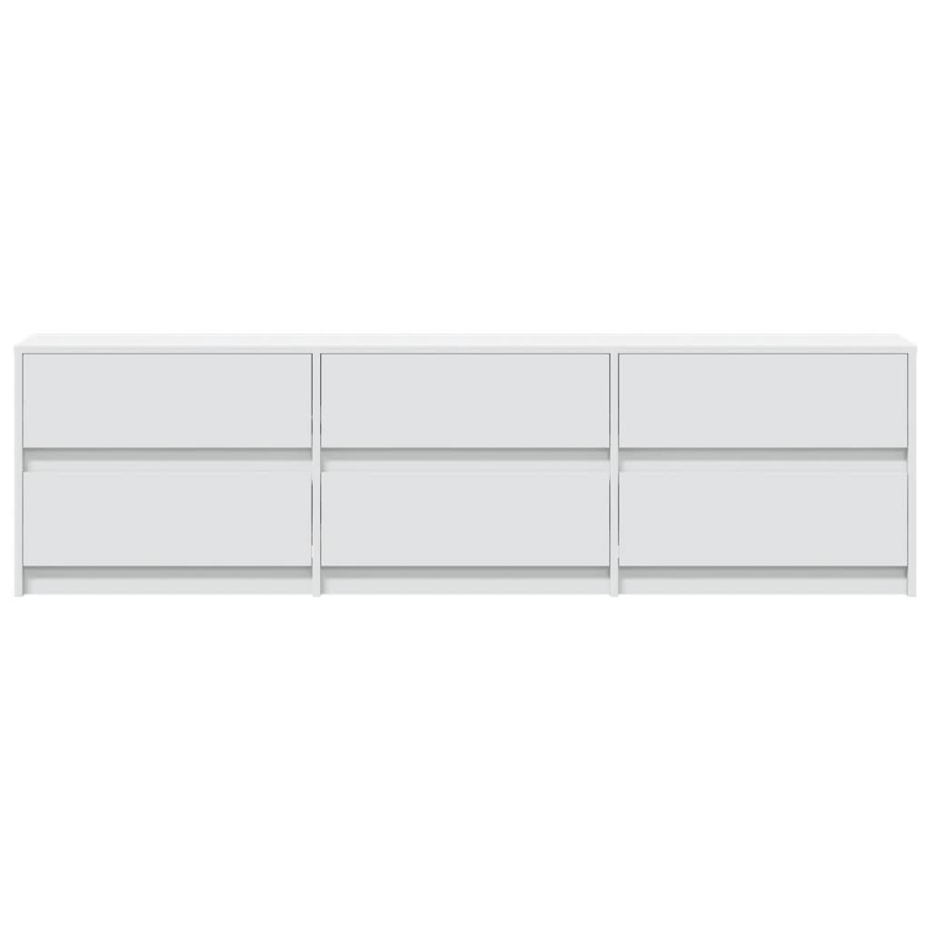 TV ormarić LED bijeli 180 x 34 x 50 cm od konstruiranog drva