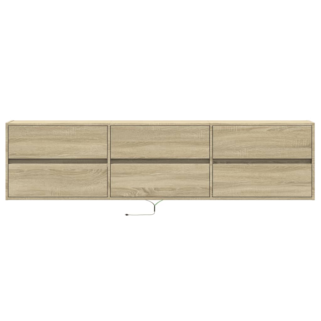 Zidni TV ormarić LED boja hrasta sonome 180x31x45 cm