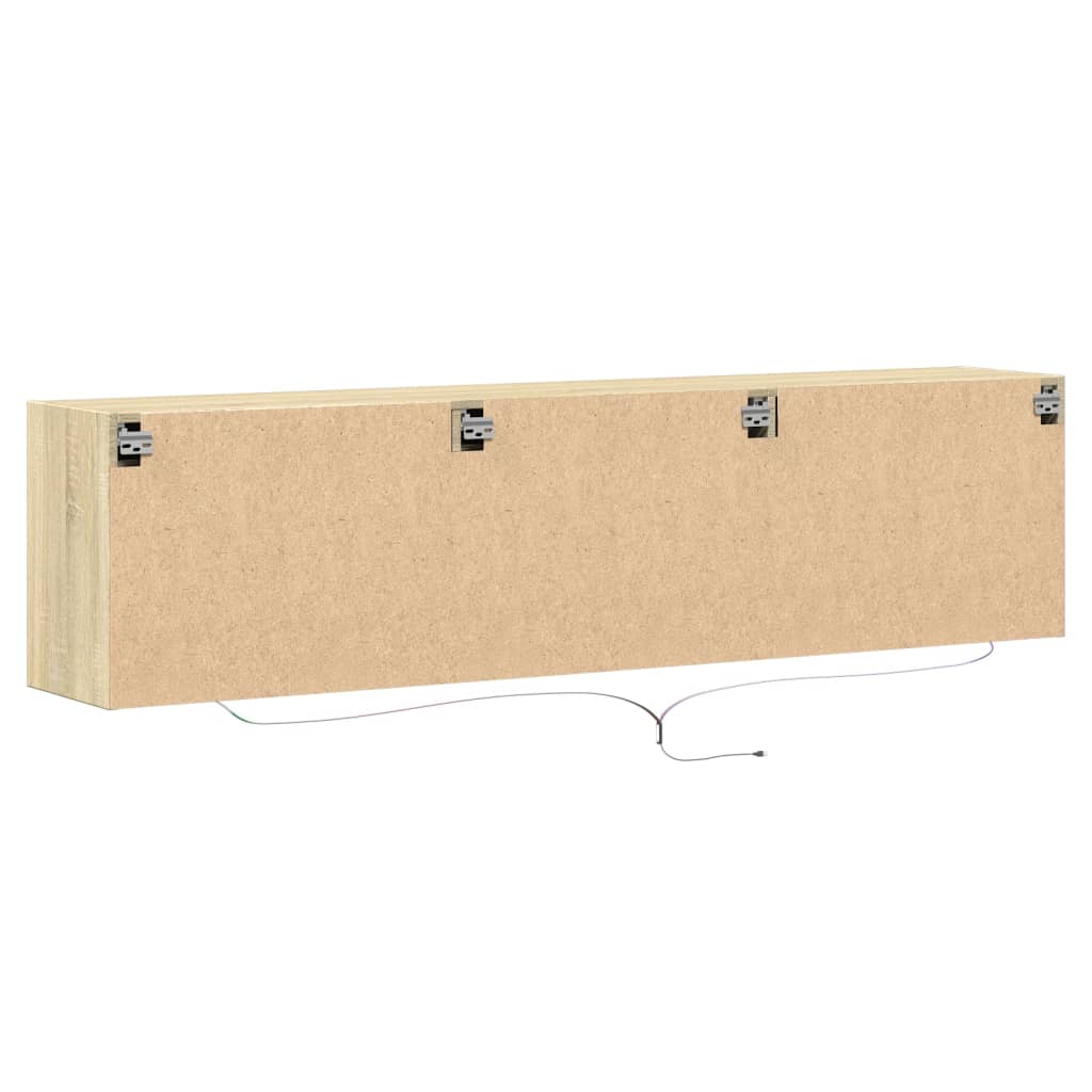 Zidni TV ormarić LED boja hrasta sonome 180x31x45 cm