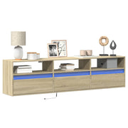 Zidni TV ormarić LED boja hrasta sonome 180x31x45 cm