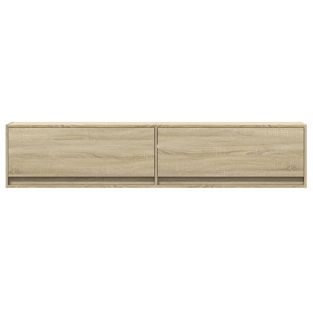 Zidni TV ormarić LED boja hrasta sonome 180x31x38 cm