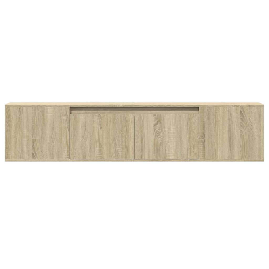 Zidni TV ormarić LED boja hrasta sonome 180x31x39,5 cm
