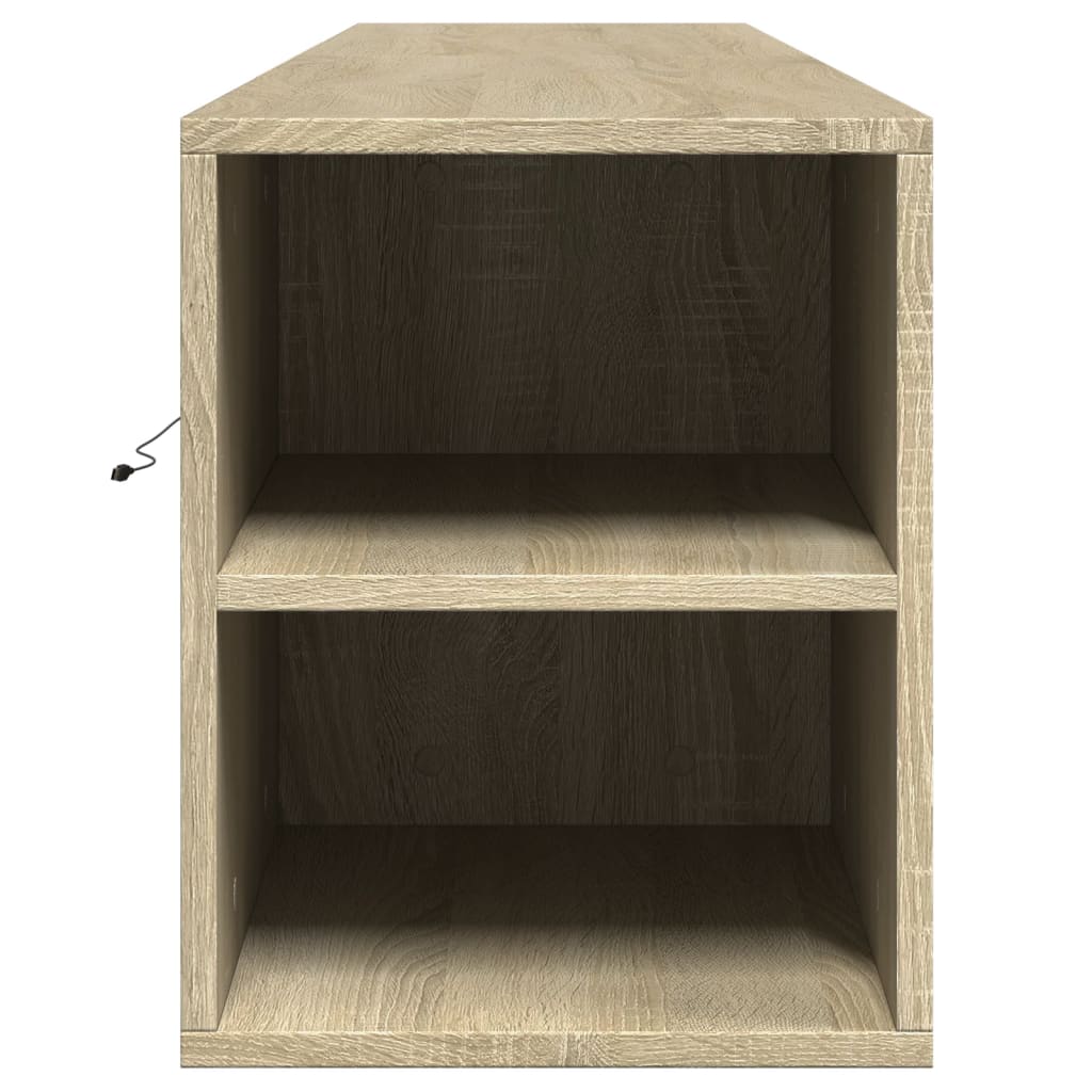 Zidni TV ormarić LED boja hrasta sonome 180x31x39,5 cm