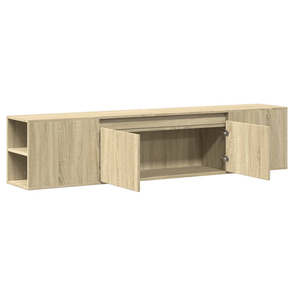 Zidni TV ormarić LED boja hrasta sonome 180x31x39,5 cm