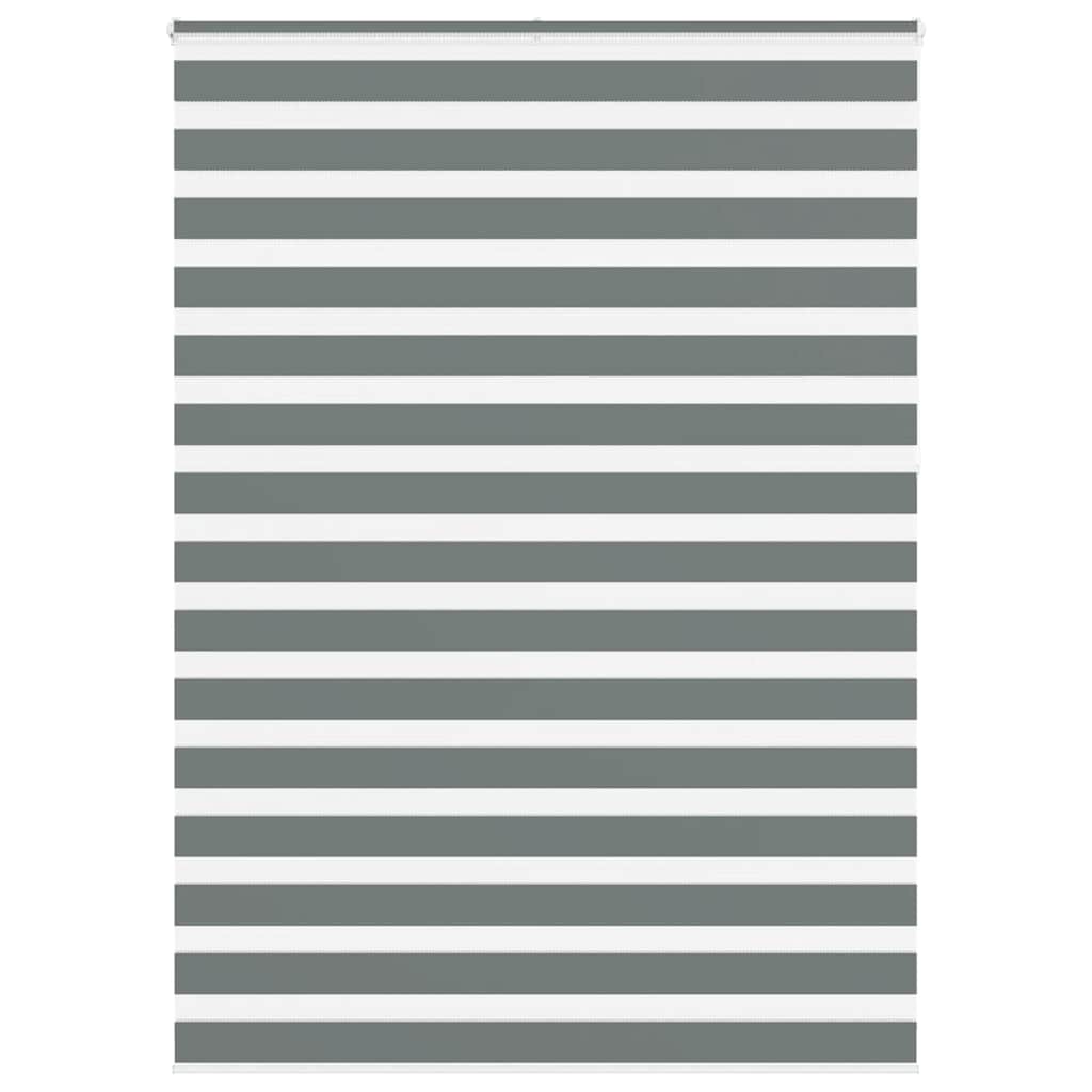 Zebra zavjesa tamno siva 155x230 cm Širina tkanine 150,9 cm Poliester
