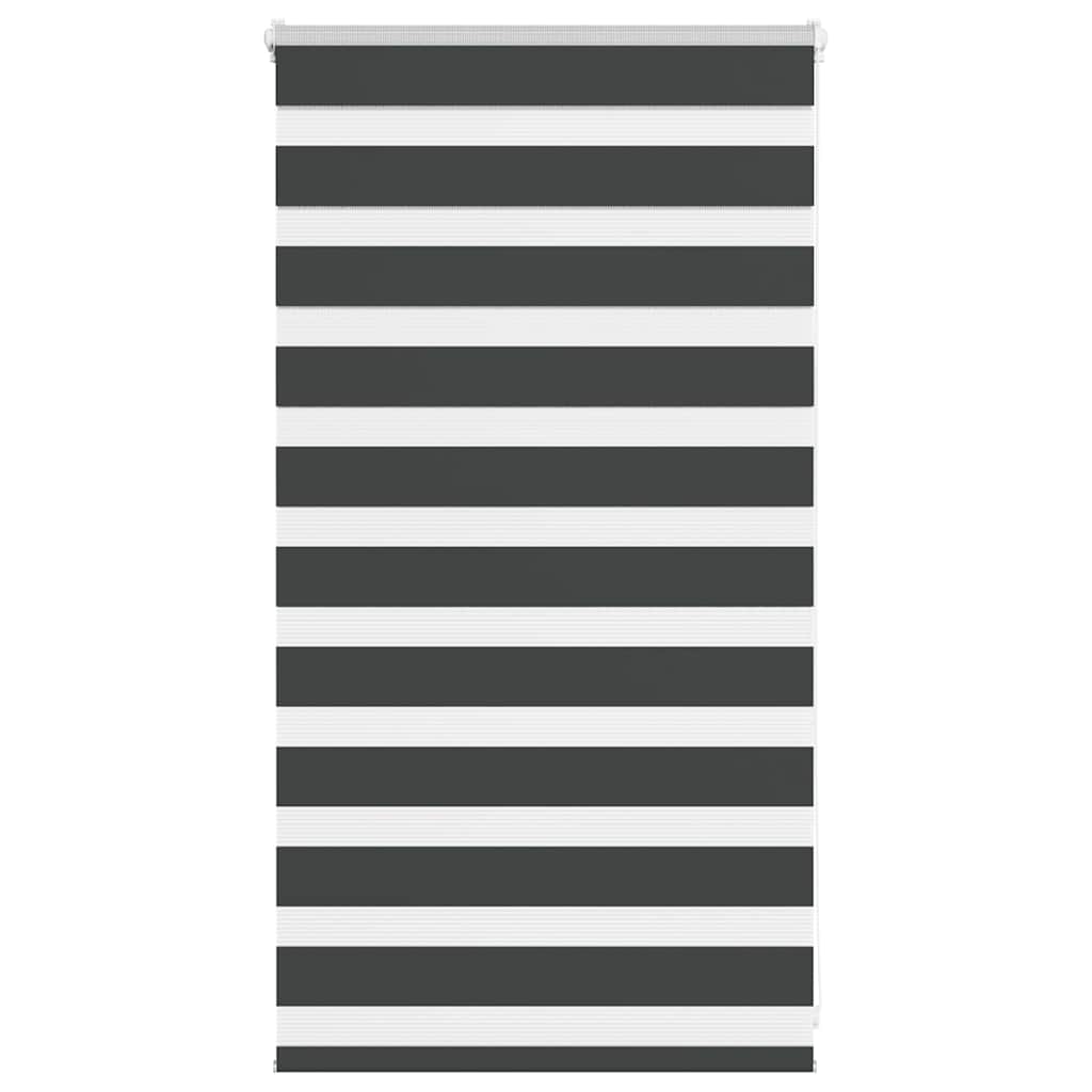 Zavjesa zebra crna 70x100 cm širina tkanine 65,9 cm poliester