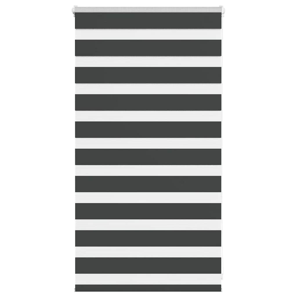 Zavjesa zebra crna 75x100 cm širina tkanine 70,9 cm poliester