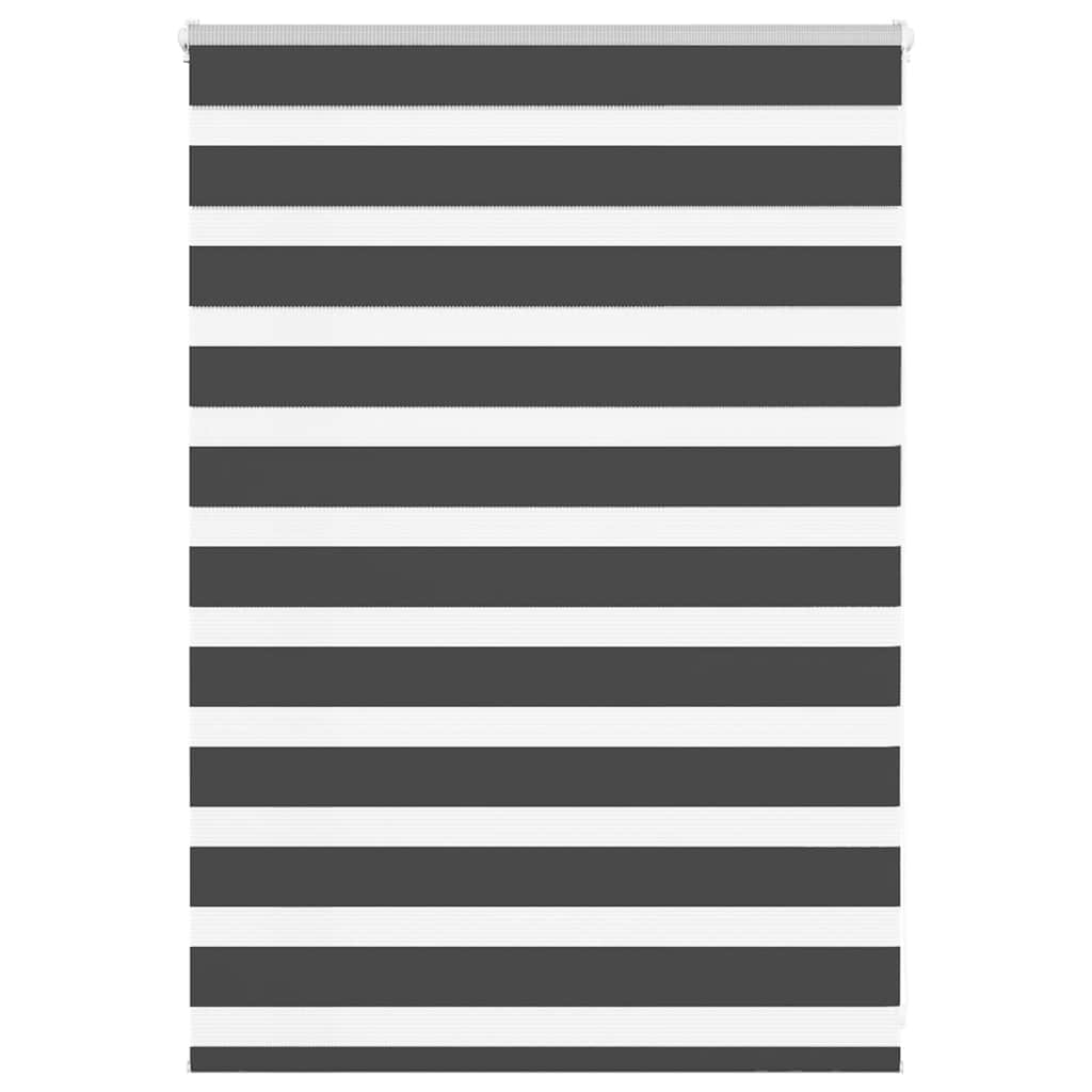 Zavjesa zebra crna 105x100 cm širina tkanine 100,9 cm poliester