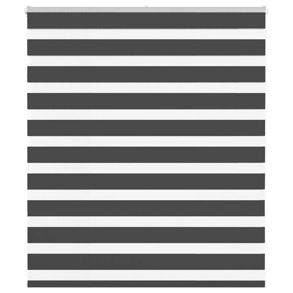 Zavjesa zebra crna 120x100 cm širina tkanine 115,9 cm poliester