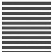 Zavjesa zebra crna 140x100 cm širina tkanine 135,9 cm poliester