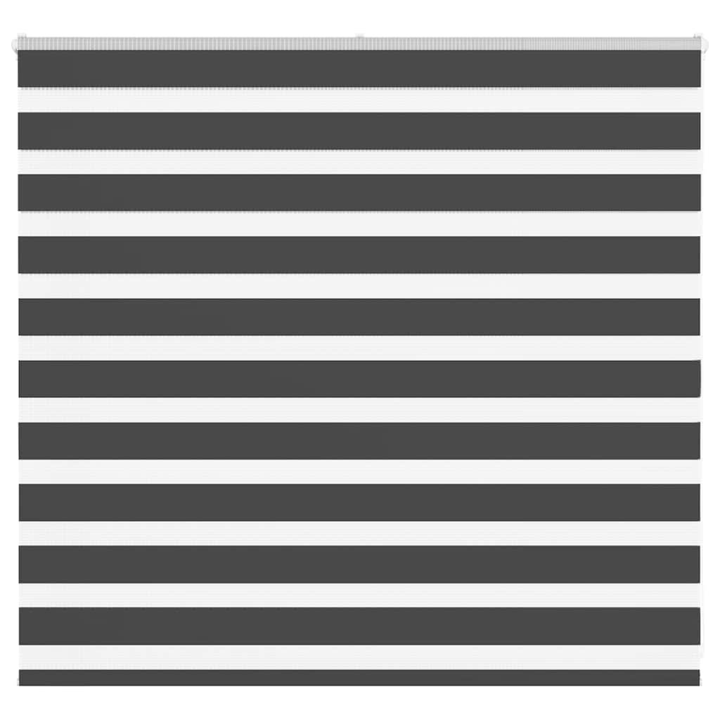 Zavjesa zebra crna 155x100 cm širina tkanine 150,9 cm poliester