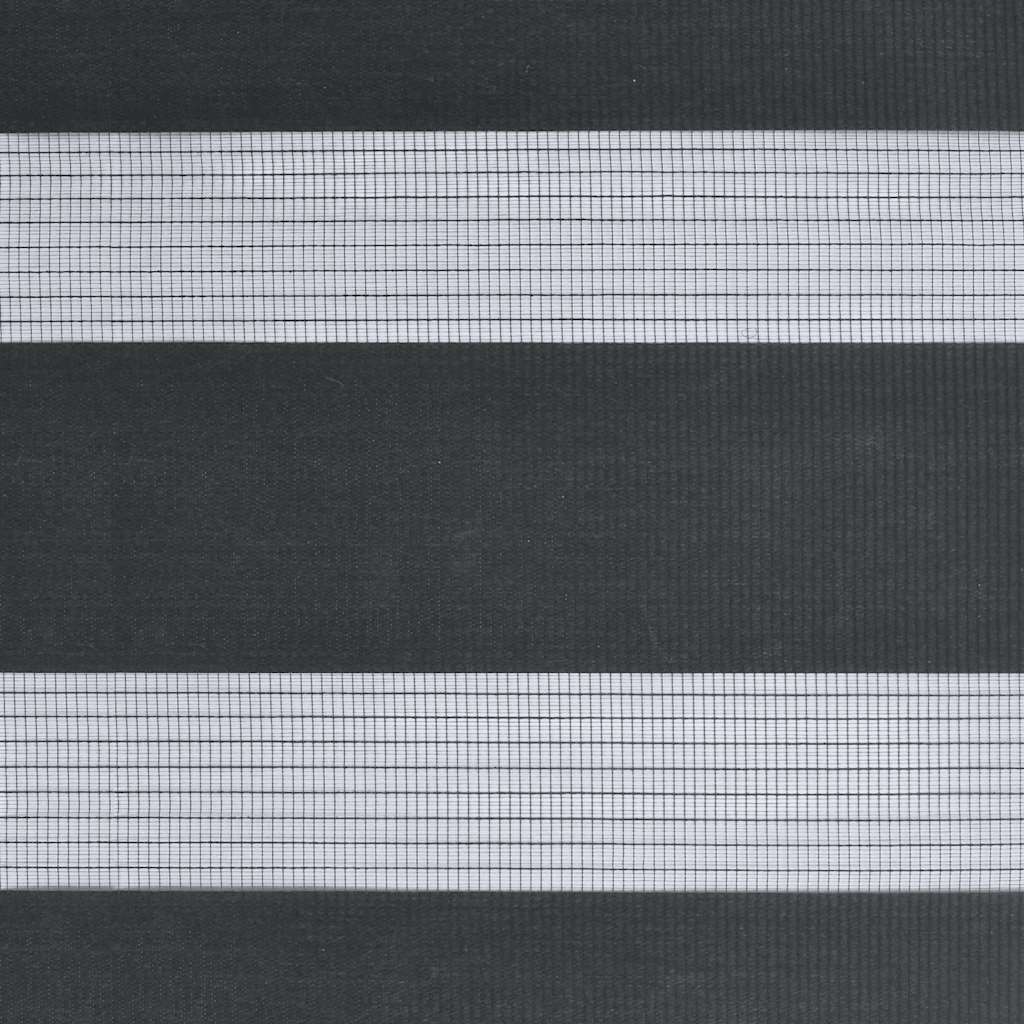 Zavjesa zebra crna 155x100 cm širina tkanine 150,9 cm poliester