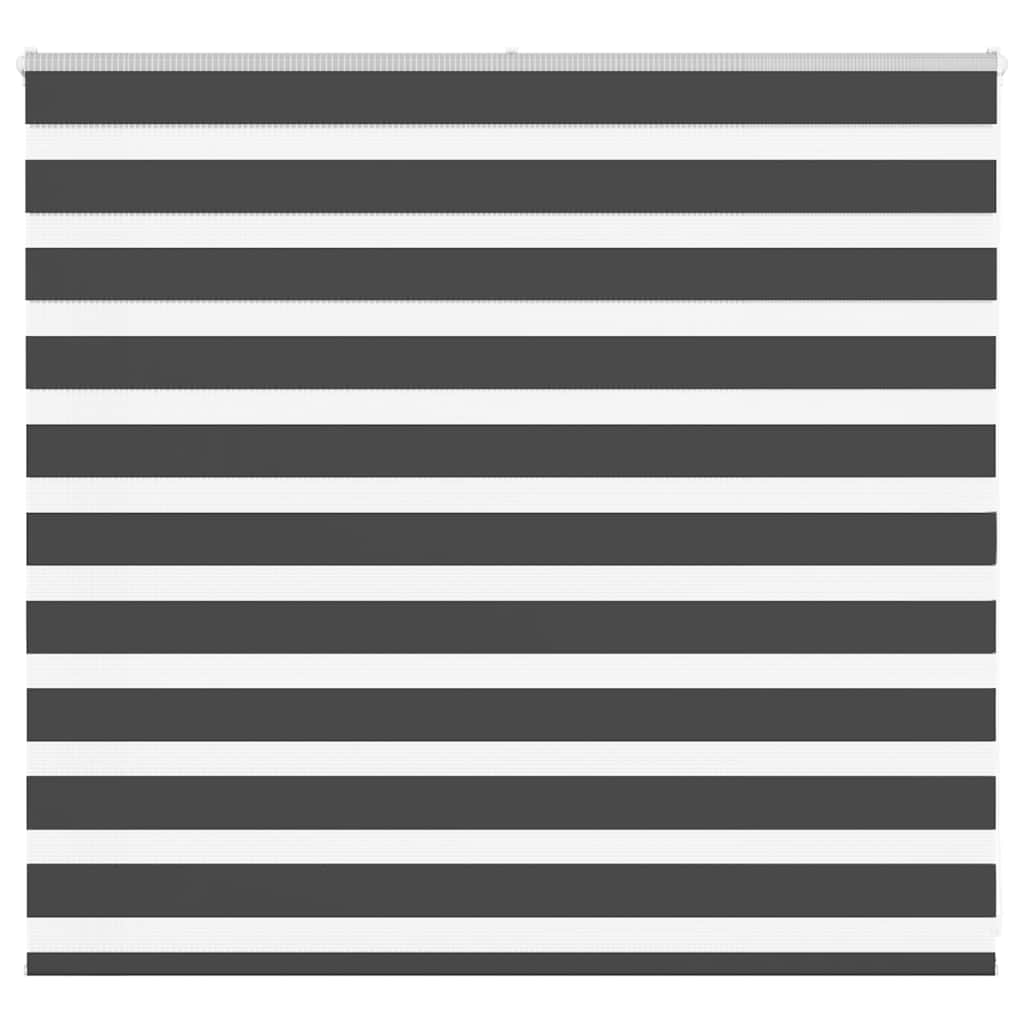 Zavjesa zebra crna 165x100 cm širina tkanine 160,9 cm poliester